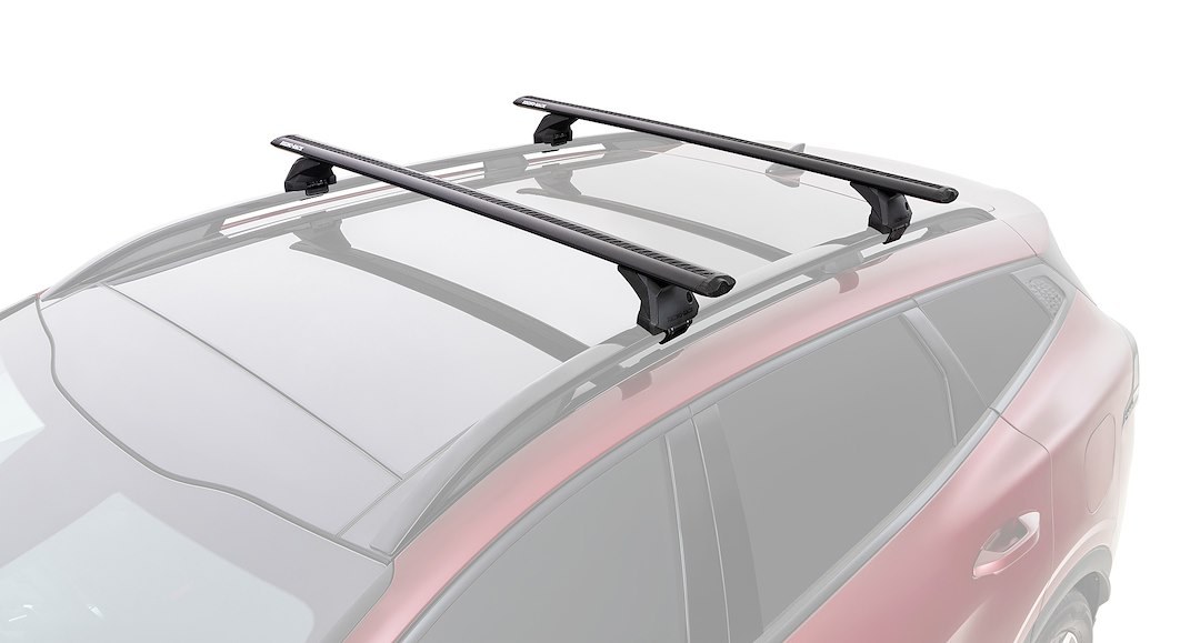 Rhino-Rack Roof Rack, Vortex, Black, Aluminum, With 4 Legs/ Fit Kit/ 2 Cross Bar – JC-02136