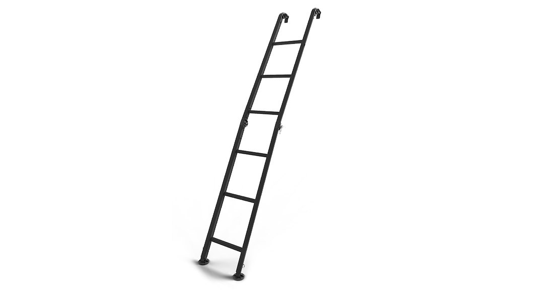 Rhino-Rack Utility Ladder, Vehicle Mounted Universal, Attaches to Rhino Rack’s Pioneer System, 7.6 Foot Height, 275.5 Pound Load Capacity – RAFL