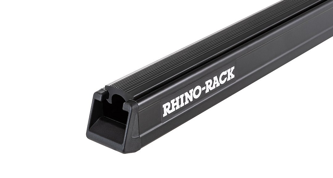 Rhino-Rack Roof Rack Cross Bar, Heavy Duty Series, Fits Rhino Rack’s Roof Rack, Used with Rhino Rack’s Cxb Roof Rack Mounting Kit, Black – RB1250B