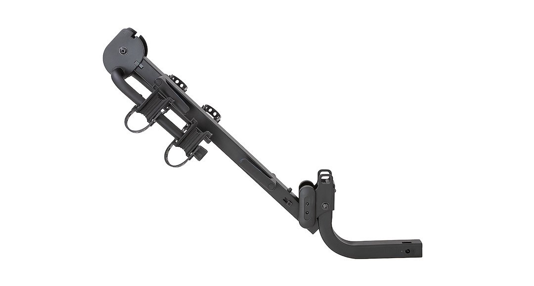 Rhino-Rack Bike Rack, Take 2, 2 Inch Receiver Hitch Mount, Holds 2 Bikes, Up to 66 Pound Weight Capacity, Cradle System with Straps – RBC045