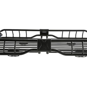 Rhino-Rack Roof Basket, Xtray, 58 Inch Length X 43 Inch Width X 6 Inch Height, 165 Pound Weight Capacity, Powder Coated, Black, Steel – RMCB03