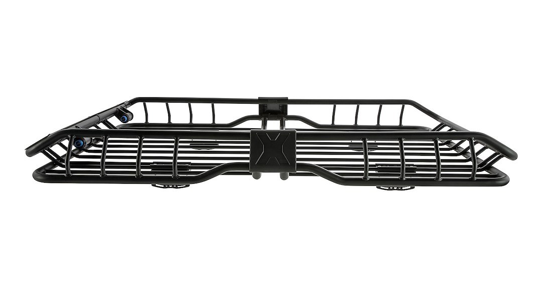 Rhino-Rack Roof Basket, Xtray, 58 Inch Length X 43 Inch Width X 6 Inch Height, 165 Pound Weight Capacity, Powder Coated, Black, Steel – RMCB03