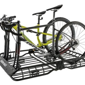 Rhino-Rack Roof Basket, Xtray, 58 Inch Length X 43 Inch Width X 6 Inch Height, 165 Pound Weight Capacity, Powder Coated, Black, Steel – RMCB03