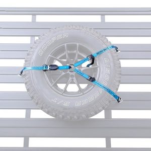 Rhino-Rack Tie Down Strap, Spare Tire Tie Down, 4.2 Foot Length, With Ratchet, 330 Pound Load Capacity – RSWS