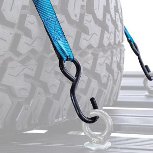 Rhino-Rack Tie Down Strap, Spare Tire Tie Down, 4.2 Foot Length, With Ratchet, 330 Pound Load Capacity – RSWS