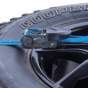 Rhino-Rack Tie Down Strap, Spare Tire Tie Down, 4.2 Foot Length, With Ratchet, 330 Pound Load Capacity – RSWS