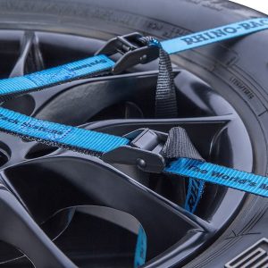 Rhino-Rack Tie Down Strap, Spare Tire Tie Down, 4.2 Foot Length, With Ratchet, 330 Pound Load Capacity – RSWS