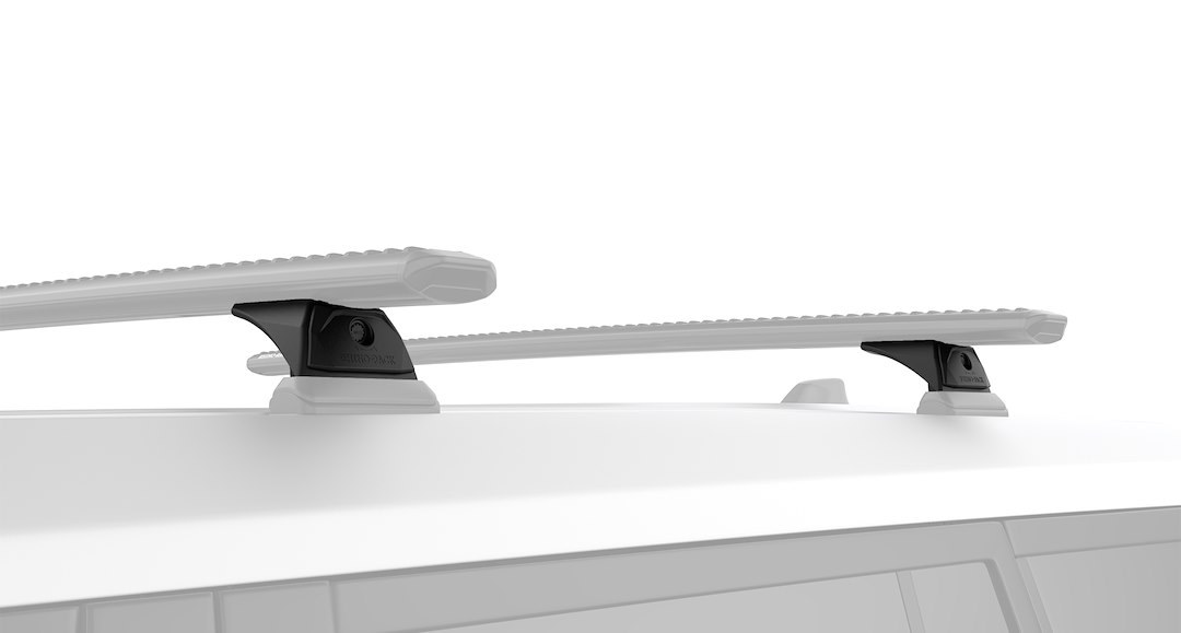 Rhino-Rack Roof Rack Mounting Kit, Works with Rhino-Rack Sportz/ Reconn/ Heavy Duty/ Vortex™ Bars and Pioneer™ Platforms, Black – RX300L-4