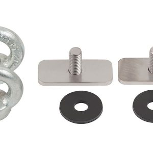 Rhino-Rack Tie Down Anchor, Eye Bolt, Round Style Head Type, Set of 2, With Mounting Hardware – S604