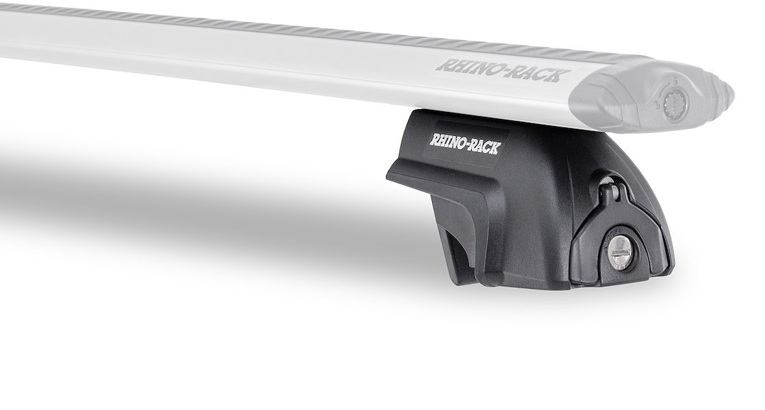 Rhino-Rack Roof Rack Mounting Kit, Vortex Sx, Used with Roof Rails, Black, Set of 4, With Security Hardware – SX047