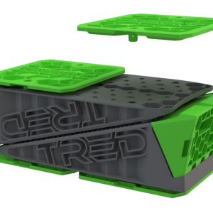 Rhino-Rack Trailer Leveling Kit, With 2 Leveling Ramps/ 2 Leveling Ramp Chock and 4 Anti-Sink Plates – TGTLVLPK