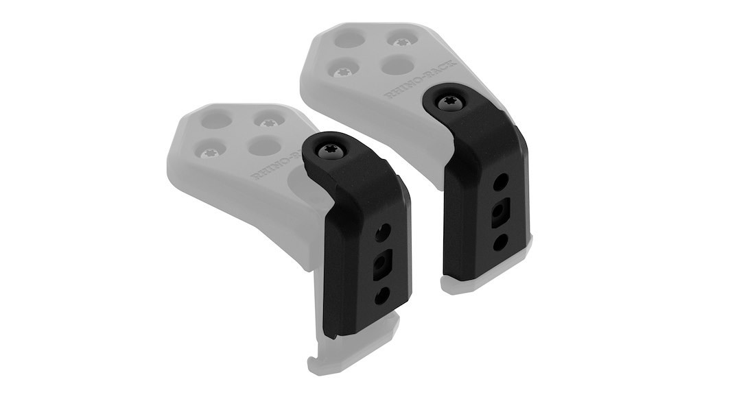 Rhino-Rack Roof Rack Mounting Adapter, Stow It, Top Mount Clamp, Die Cast Aluminum, Set of 2 – USIT
