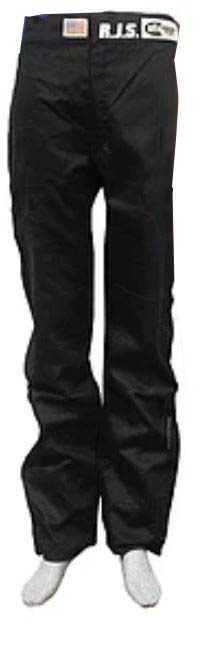 Rjs Racing Pants, Elite, Men’s, Fire Retardant Cotton, Medium, Black, Sfi 3.2 A/1 Rated – 200410104