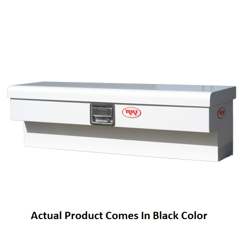 Rki Tool Box, S-Series, Side Mount, Single Lid, Powder Coated, Black, Steel – 43SB