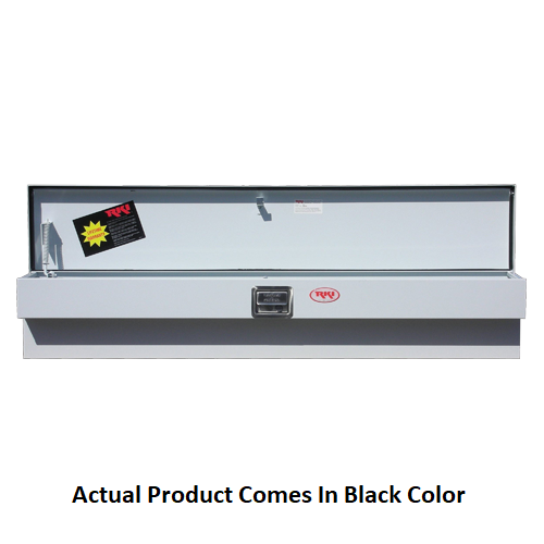 Rki Tool Box, S-Series, Side Mount, Single Lid, Powder Coated, Black, Steel – 67SB