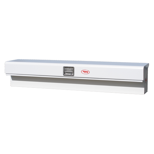 Rki Tool Box, Sts-Series, Slant Top Side Box, Single Lid, Powder Coated, White, Steel – 67STS