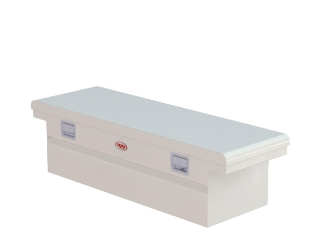 Rki Tool Box, C-Series, Crossover, Low Profile, Deep, Single Lid, Powder Coated, White Matte, Steel – C56LPD