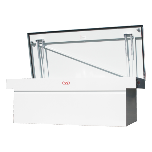 Rki Tool Box, C-Series, Crossover, Deep, Single Lid, Powder Coated, White, Steel, 20 Inch Length X 71-1/4 Inch Width X 25-11/16 Inch Height – C63D