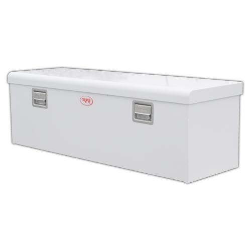 Rki Tool Box, M-Series, Chest, Single Lid, Powder Coated, White, Steel, 16 Inch Length X 54-1/4 Inch Width X 16-11/16 Inch Height – M54-1NM