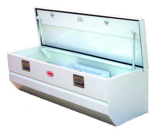 Rki Tool Box, M-Series, Chest, Single Lid, Powder Coated, White, Steel, 20 Inch Length X 54-3/4 Inch Width X 19-1/16 Inch Height – M54U-1NM