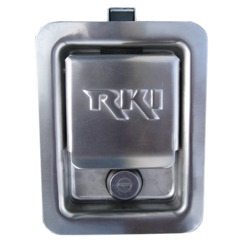 Rki Tool Box Lock, Used with Fd/ H/ V/ Us/ Ust Series Truck Boxes, Paddle Latch with Lock Cylinder and 1 Key, Stainless Steel – PADLATRKIBX