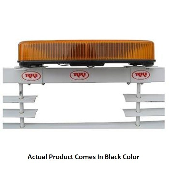 Rki Headache Rack Light Mount, Use on Rki Headache Racks, Rectangular, Powder Coated, Black, Steel, Without Light – STRBMNTRCTB
