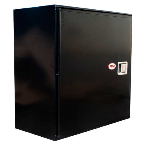 Rki Tool Box, V-Series, Underbody, Single Lid, Powder Coated, Black, Steel, 36 Inch Length X 18 Inch Width X 36 Inch Height – V363618