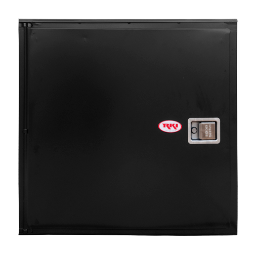 Rki Tool Box, V-Series, Underbody, Single Lid, Powder Coated, Black, Steel, 36 Inch Length X 36 Inch Width X 24 Inch Height – V363624