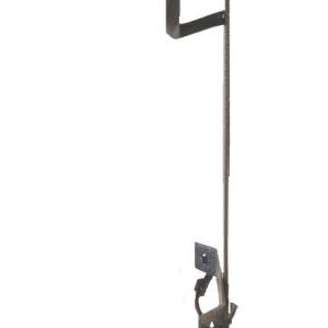 Rack’em Mfg Tool Organizer, Bolt-On Mount to Closed Trailer, Holds 1 Chainsaw or Similar Tool with a Loop Style Handle, Black/ Gray, Steel – RA-3
