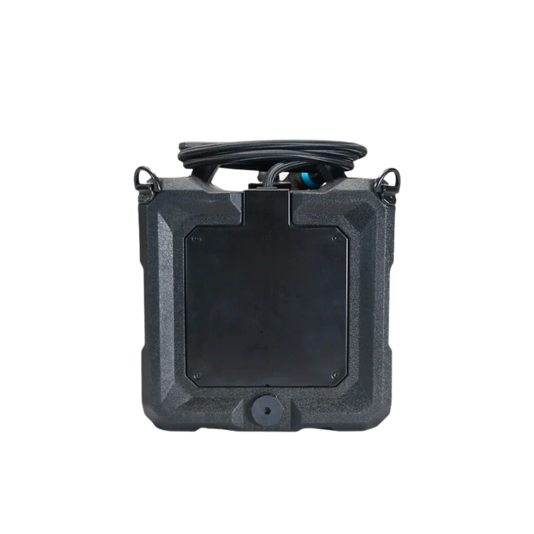 Rinsekit Camp Shower, Cube, 4 Gallon Capacity, 12 Volt Battery Powered, Heat the Water Through Hyperheater (heater Sold Separately) – 857007006357