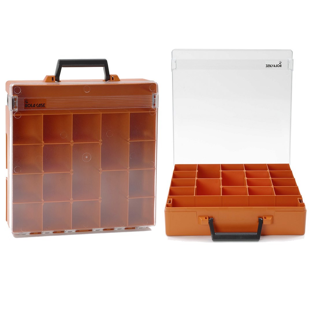 Rolacase Van Storage System Parts Organizer Case, Carry Case, 20 Adjustable Compartment/ 1 Tool Compartment – RC001/CL