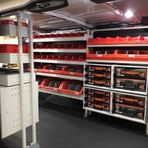 Rolacase Van Storage System Parts Organizer Case, Carry Case, 20 Adjustable Compartment/ 1 Tool Compartment – RC001/CL
