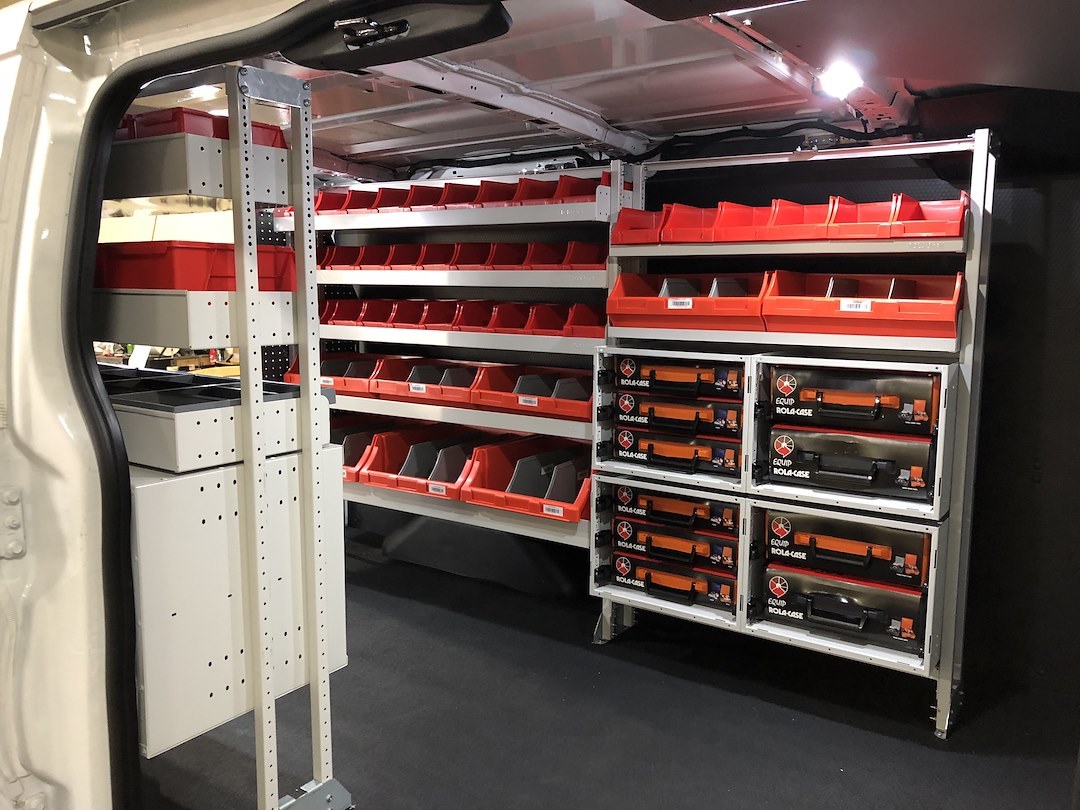 Rolacase Van Storage System Parts Organizer Case, Carry Case, 20 Adjustable Compartment/ 1 Tool Compartment – RC001/CL