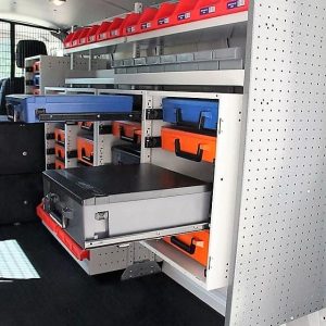 Rolacase Van Storage System Parts Organizer Case, Carry Case, 1 Large Compartment/ 1 Tool Compartment – RC002/CL
