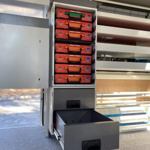 Rolacase Van Storage System Cabinet, Series 4 Van Storage System Shelf Mount, 16.5 Inch Width X 18.1 Inch Depth X 16.5 Inch Height – RCKIT40/21