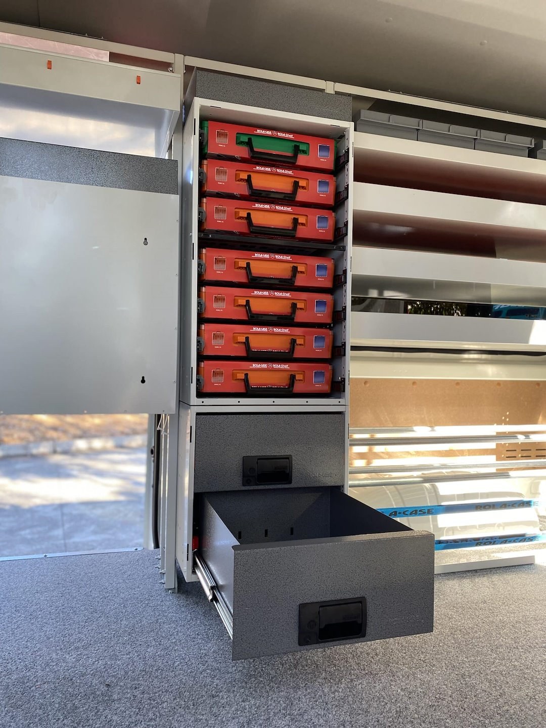 Rolacase Van Storage System Cabinet, Series 4 Van Storage System Shelf Mount, 16.5 Inch Width X 18.1 Inch Depth X 16.5 Inch Height – RCKIT40/21
