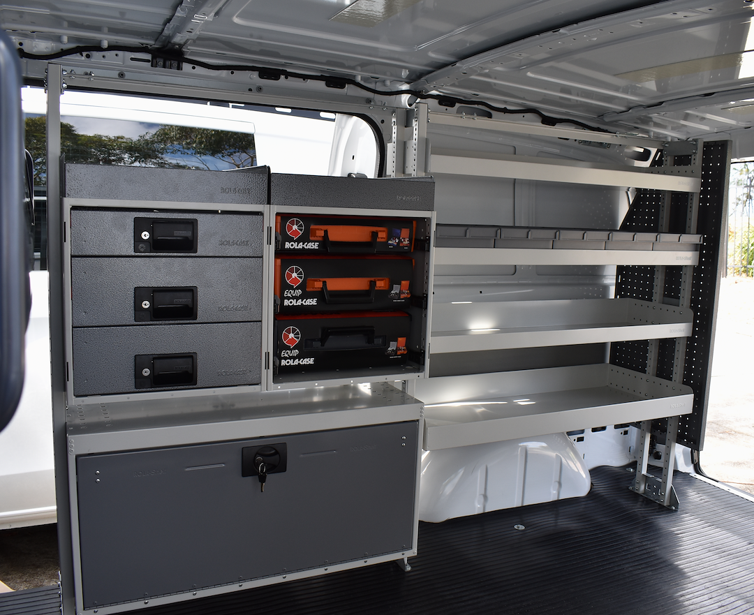 Rolacase Van Storage System Cabinet, Series 4, Series 4 Van Storage System Shelf Mount – RCKIT40/8