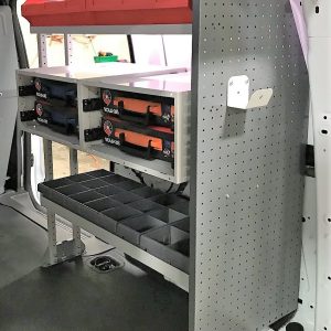Rolacase Van Storage System Cabinet, Series 4/ Series 8 Van Storage System Shelf Mount, 16.5 Inch Width X 18.1 Inch Depth X 9.1 Inch Height – RCSK1/C