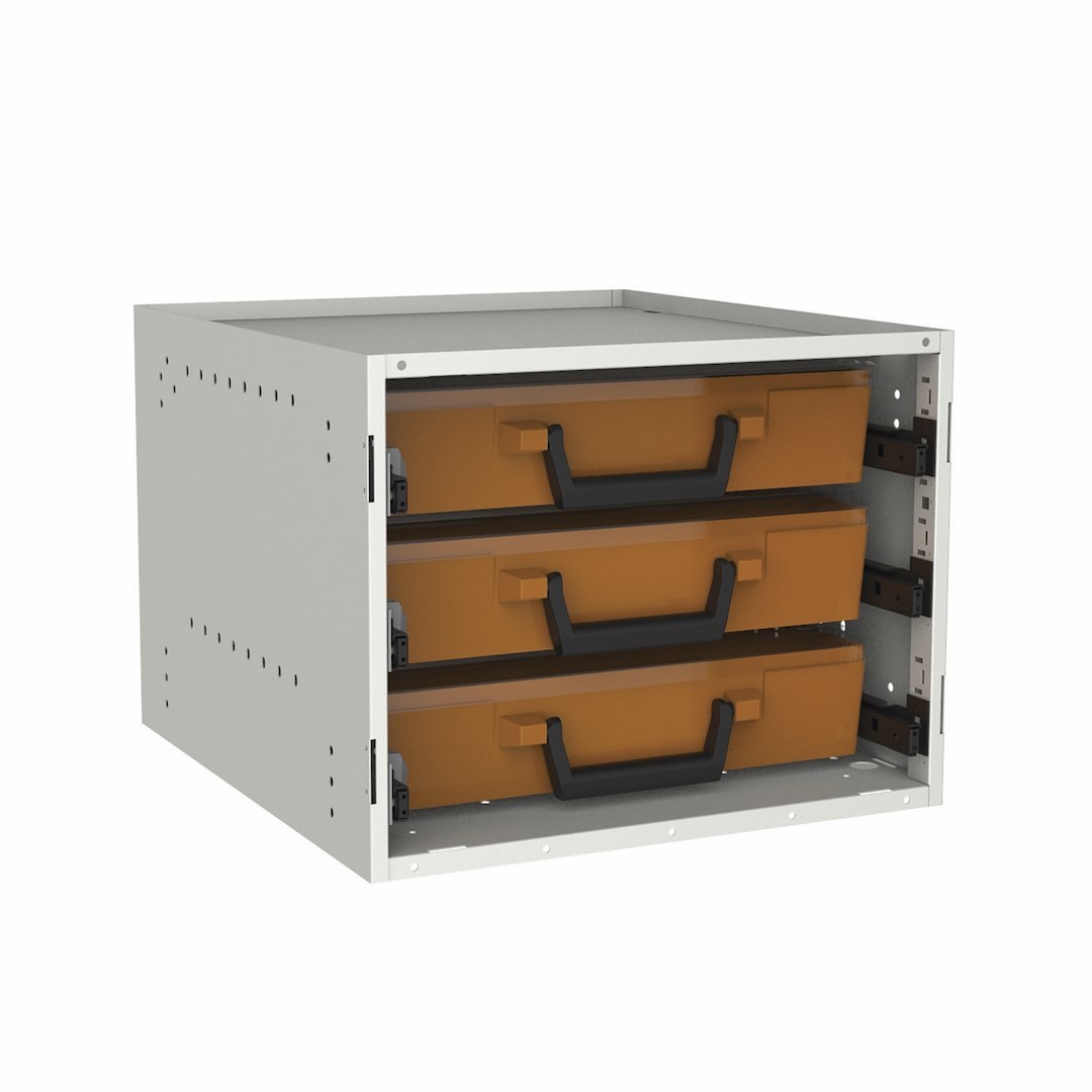 Rolacase Van Storage System Cabinet, Series 4/ Series 8 Van Storage System Shelf Mount, 16.5 Inch Width X 18.1 Inch Depth X 12.8 Inch Height – RCSK2/C