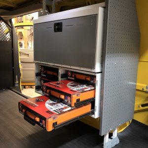 Rolacase Van Storage System Cabinet, Series 4/ Series 8 Van Storage System Shelf Mount, 16.5 Inch Width X 18.1 Inch Depth X 12.8 Inch Height – RCSK2/C