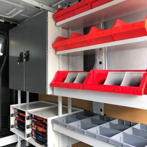 Rolacase Van Storage System Cabinet, Series 4/ Series 8 Van Storage System Shelf Mount, 16.5 Inch Width X 18.1 Inch Depth X 12.8 Inch Height – RCSK3/C