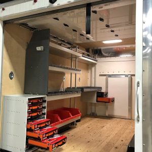 Rolacase Van Storage System Cabinet, Series 4/ Series 8 Van Storage System Shelf Mount, 16.5 Inch Width X 18.1 Inch Depth X 29.3 Inch Height – RCSK8/C