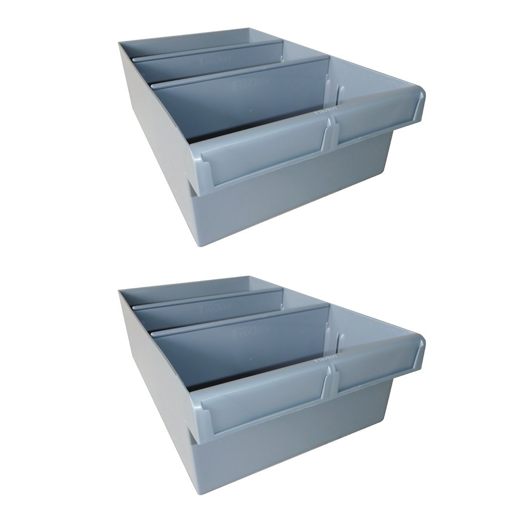 Rolacase Van Storage System Shelf Bin Box, Medium, 7-7/8 Inch Width X 11-13/16 Inch Depth X 3-15/16 Inch Height, 3 Adjustable Compartment – RP200