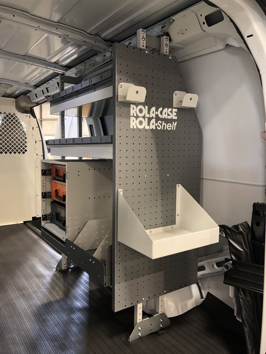 Rolacase Van Storage System Shelf Bin Box, Medium, 7-7/8 Inch Width X 11-13/16 Inch Depth X 3-15/16 Inch Height, 3 Adjustable Compartment – RP200