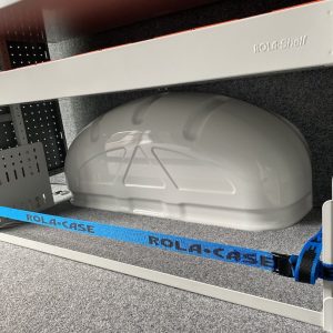 Rolacase Van Storage System Shelf Support, For Rolacase Series 12 Van Storage Shelf Unit, 10-53/64 Inch Height, With Angle and Strap – RS120A