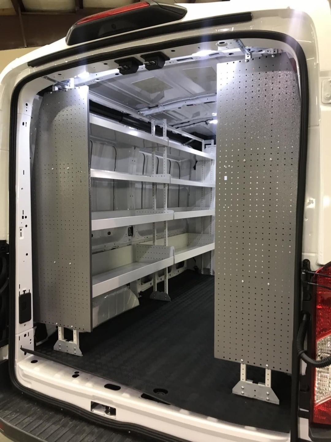 Rolacase Van Storage System Shelf End Panel, For Mid and High Roof Vans, Driver Side Panel, 57 Inch Height X 18.1 Inch Width – RSPEP/MDRF/LEFT