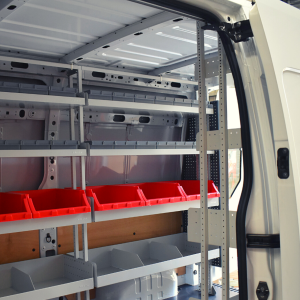 Rolacase Van Storage System Shelf, Series 12, 50 Inch Length X 12 Inch Depth, 1.8 Inch Front Lip and 3.5 Inch Rear Lip, Without Divider – RSSHL/125