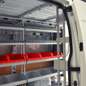 Rolacase Van Storage System Shelf, 50 Inch Length X 16 Inch Depth, 3.1 Inch Front Lip and 6.5 Inch Rear Lip, Without Divider – RSSHL/126/1