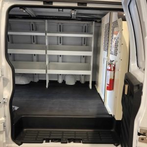 Rolacase Van Storage System Shelf, 34 Inch Length X 12 Inch Depth, 1.8 Inch Front Lip and 3.5 Inch Rear Lip, Without Divider – RSSHL/85/1