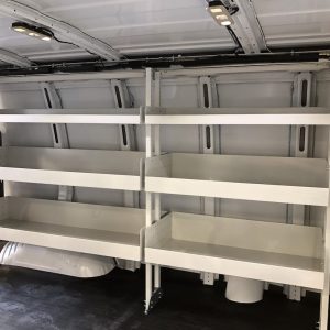 Rolacase Van Storage System Shelf, Series 8, 34 Inch Length X 16 Inch Depth, 3.2 Inch Front Lip and 6.6 Inch Rear Lip, Without Divider – RSSHL/86-2
